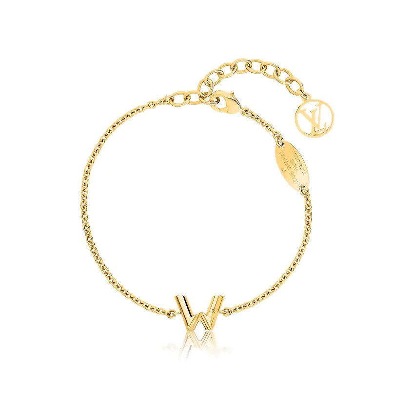 LV-M67180 letter W bracelet