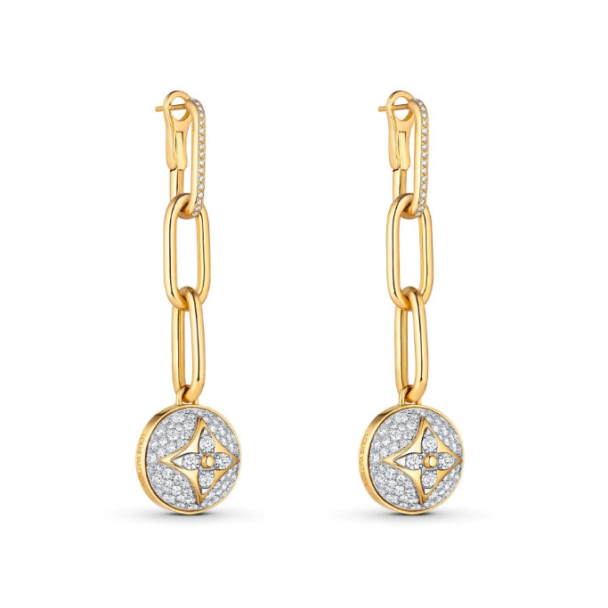 LV-Q96791 plum blossom dart long earrings