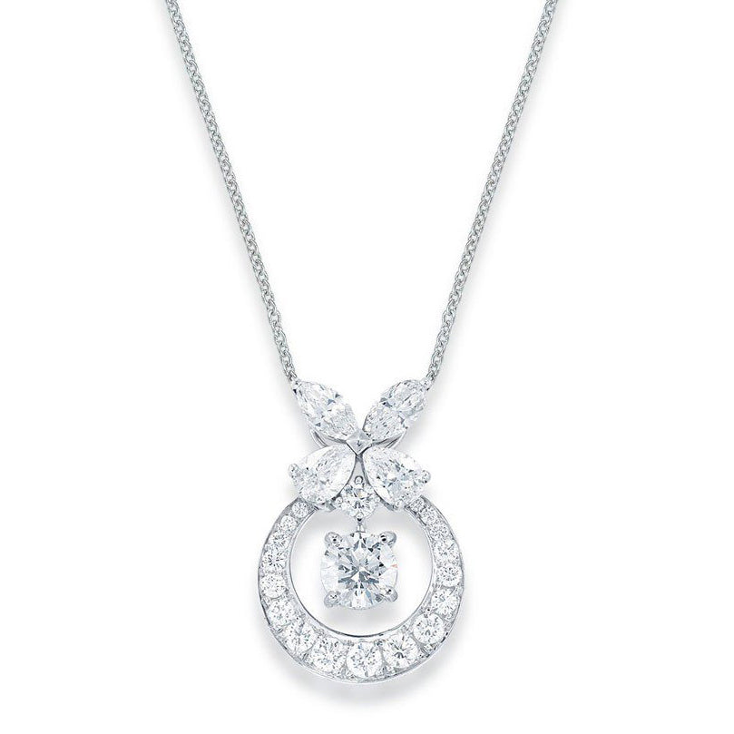 GLF Marquise Wings Butterfly Pendant
