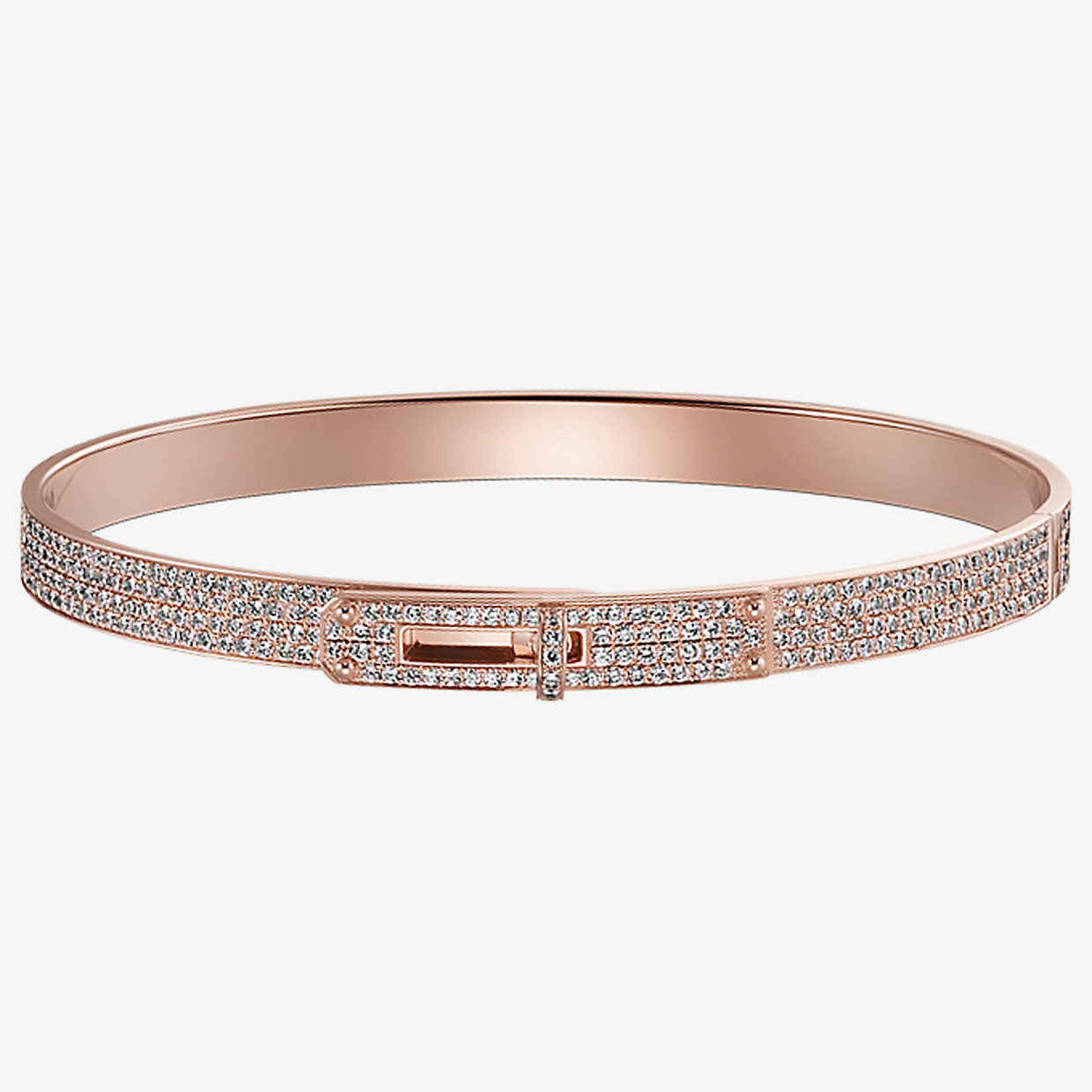 AHS-H109500B 5.7mm K Red Full Diamond Twist Bracelet Customer Version