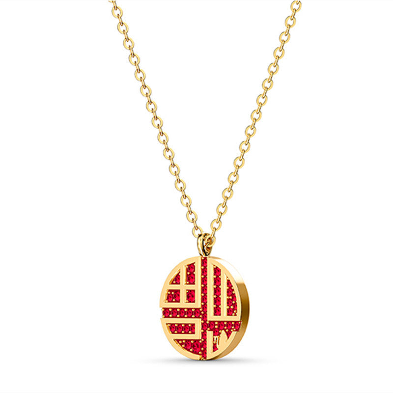 SHL-6850499 round blessing pendant