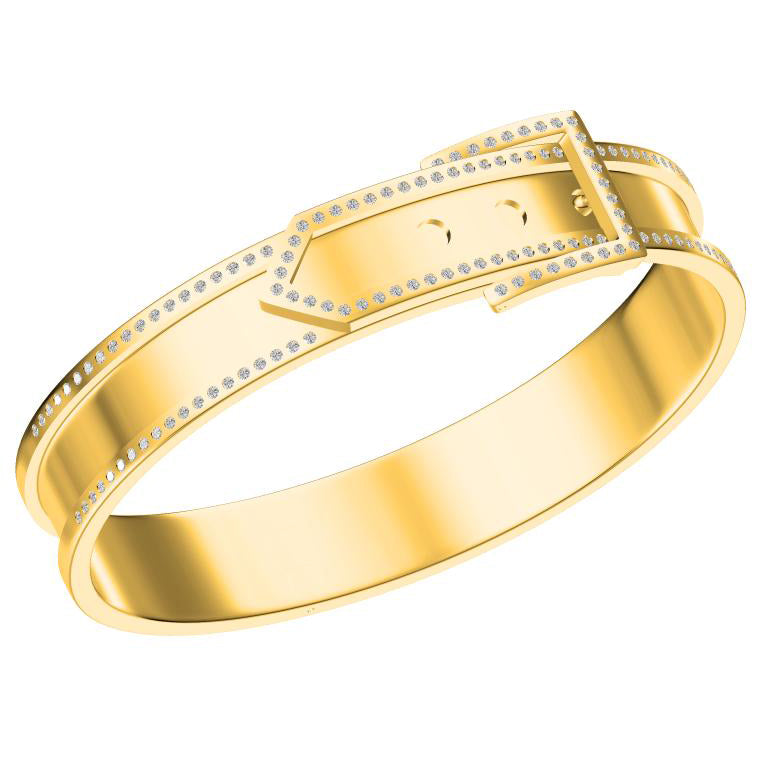 AiH Shi-H170803B Half Diamond Belt Bracelet