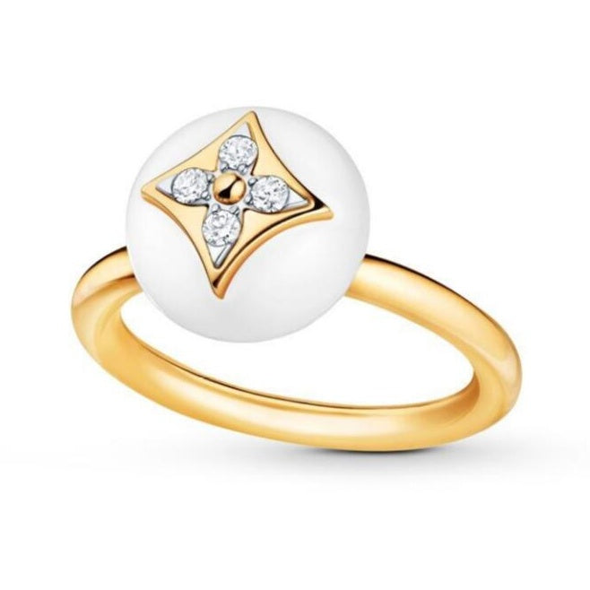 LV-Q9L99J round head agate arm plum dart ring