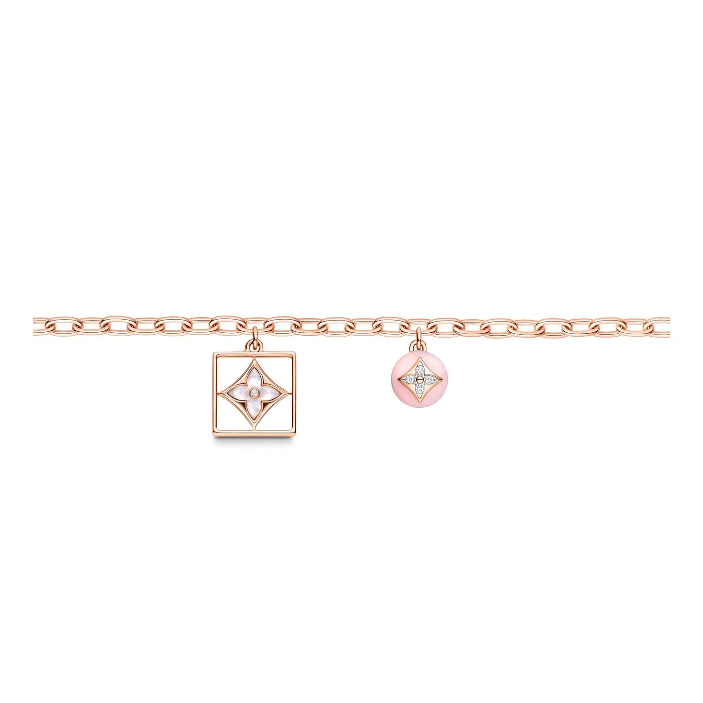 LV-Q95756 Plum Blossom Dart Square Frame Round Bracelet