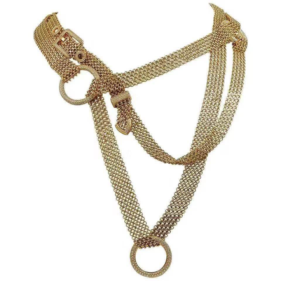 AiH Shi-H116086B Diamond Belt Activity Necklace
