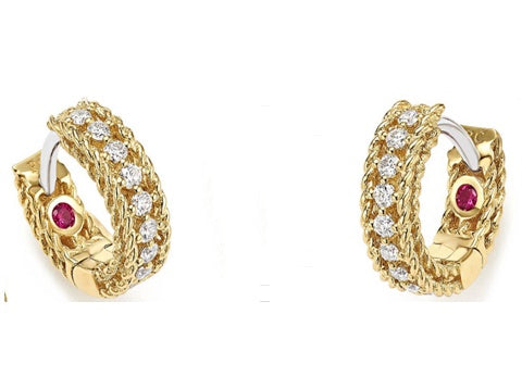 LBT-JH88617548 twisted rope stone earrings