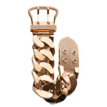 AiHshi-H213244B dense diamond belt denim chain bracelet