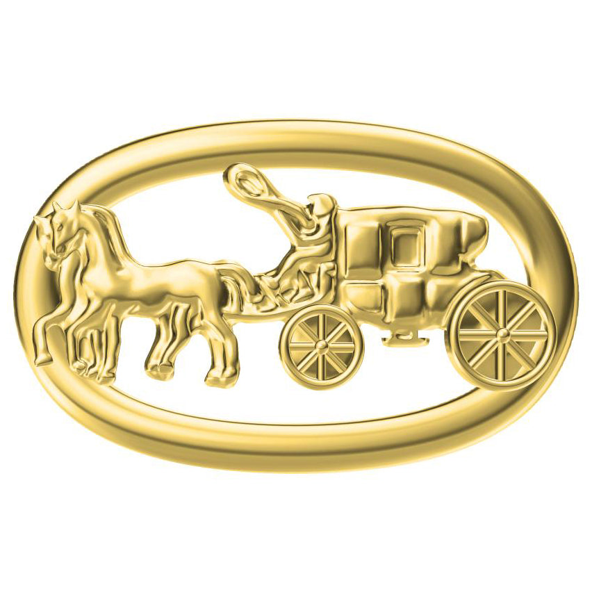 AiHshi-H286420T light gold carriage belt buckle