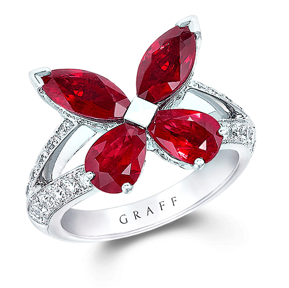 GLF-RGR368马眼水滴拼蝴蝶戒指