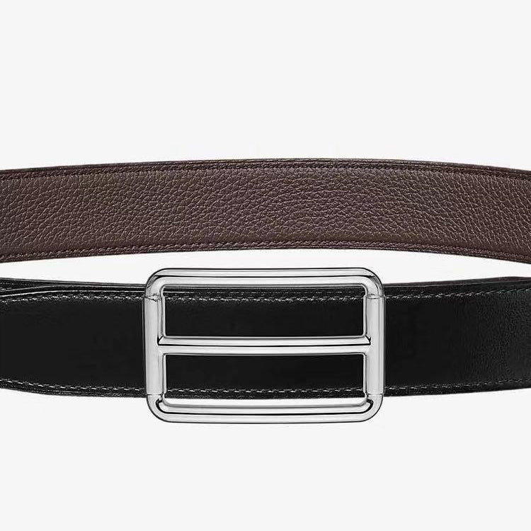 AiHshi-H256327B light gold square Japanese belt buckle