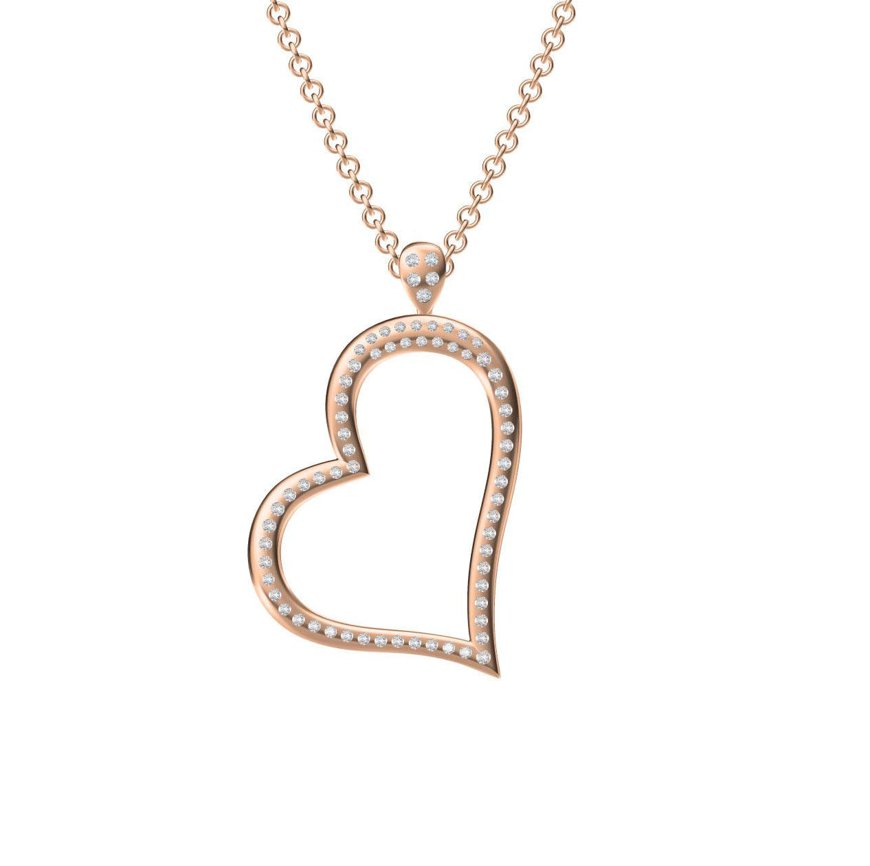 BJ-G33P16 heart-shaped pendant