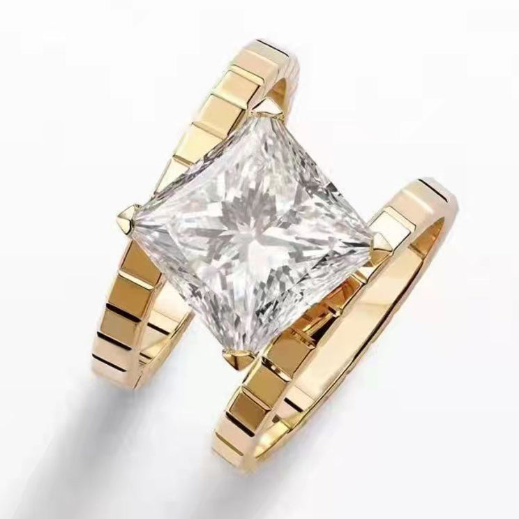 XB-JZ600274 princess plaid ring