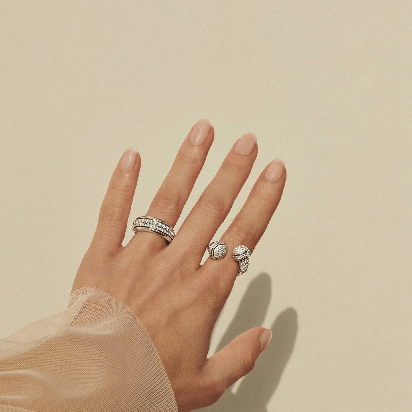 BJ-G34P3F00 fully set diamond ring