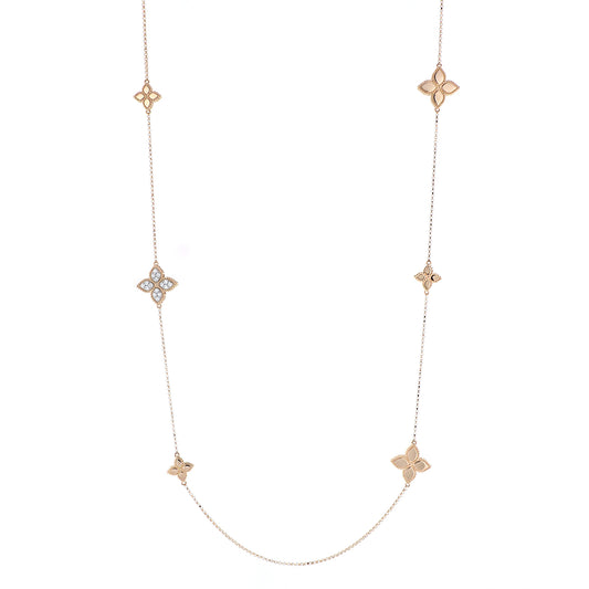 LBT-ADR777CL2839扭绳四叶草花项链