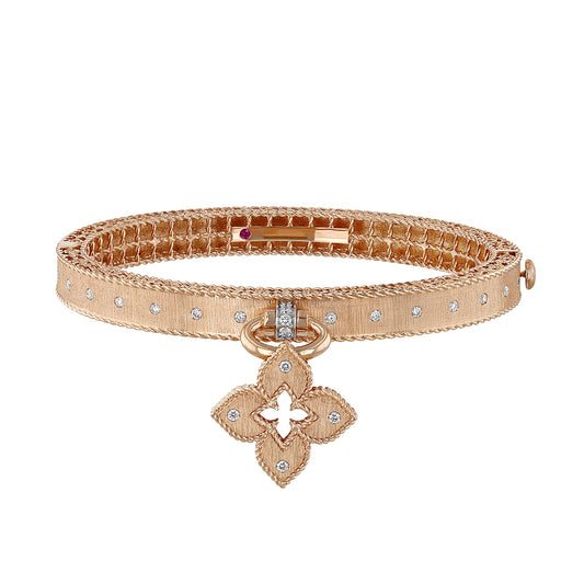 LBT- ADR777BA2803宽版麻花四叶草飞标手镯