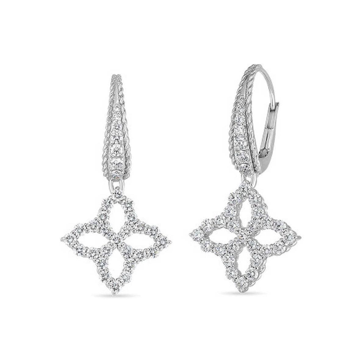 LBT-PQ564824 hollow diamond twisted rope flying ear clip