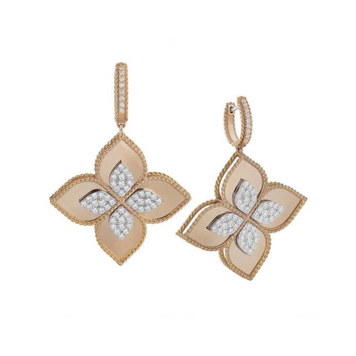 LBT-PT958148 twisted rope four-leaf clover earrings 34MM