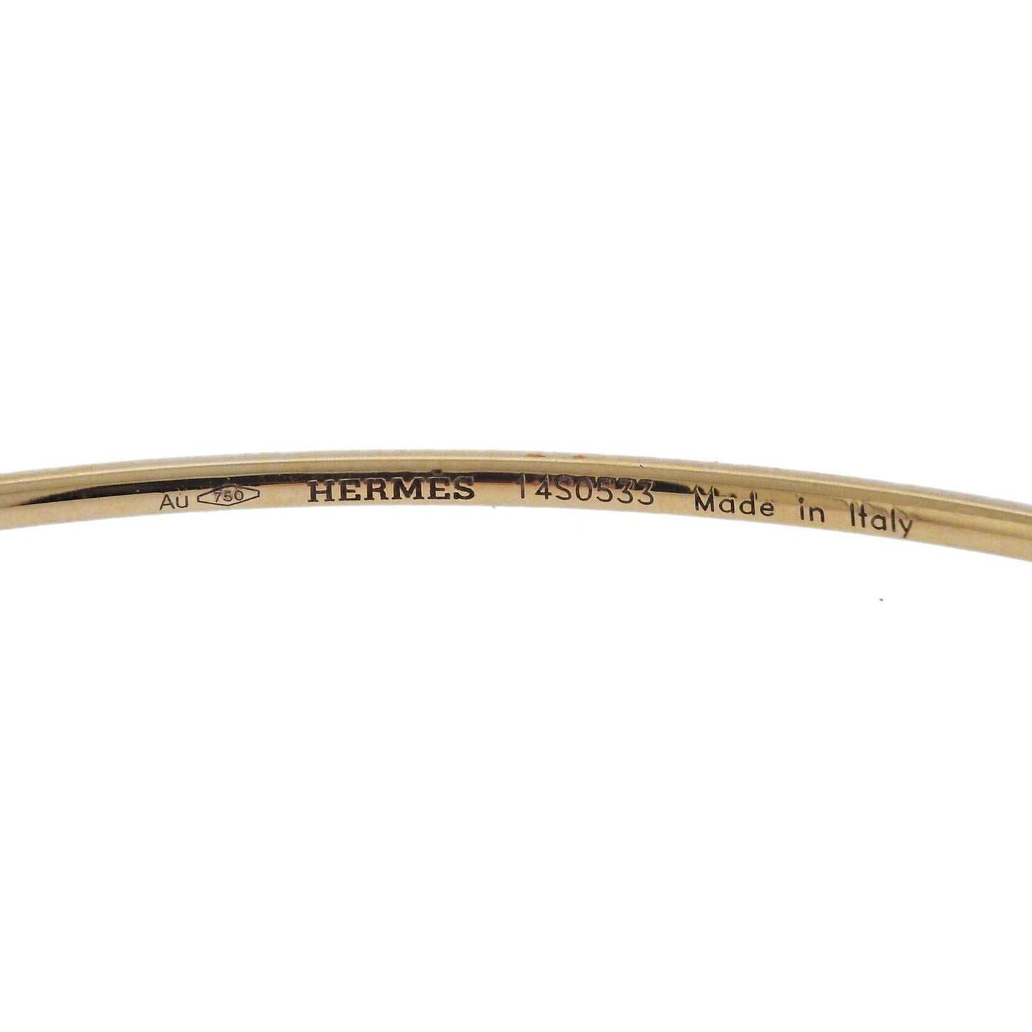 AiHshi-H109060B light gold Japanese character pig nose coil bracelet