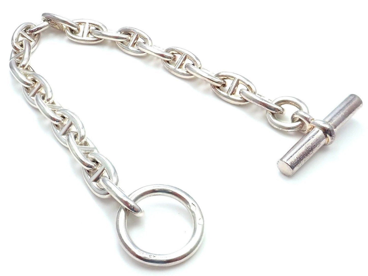 AiHshi-H901333B pig nose light gold 17 ring Japanese character bracelet (chain length 18cm)