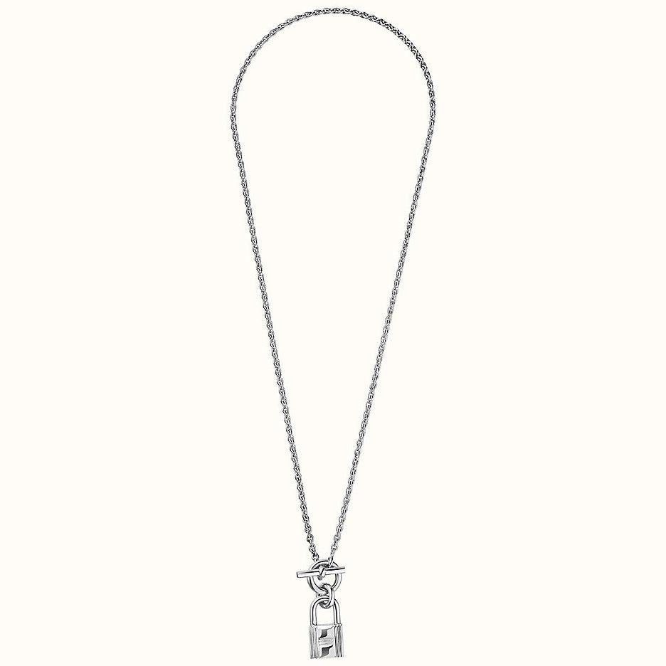 AiHshi-H104140B light gold lock necklace pendant