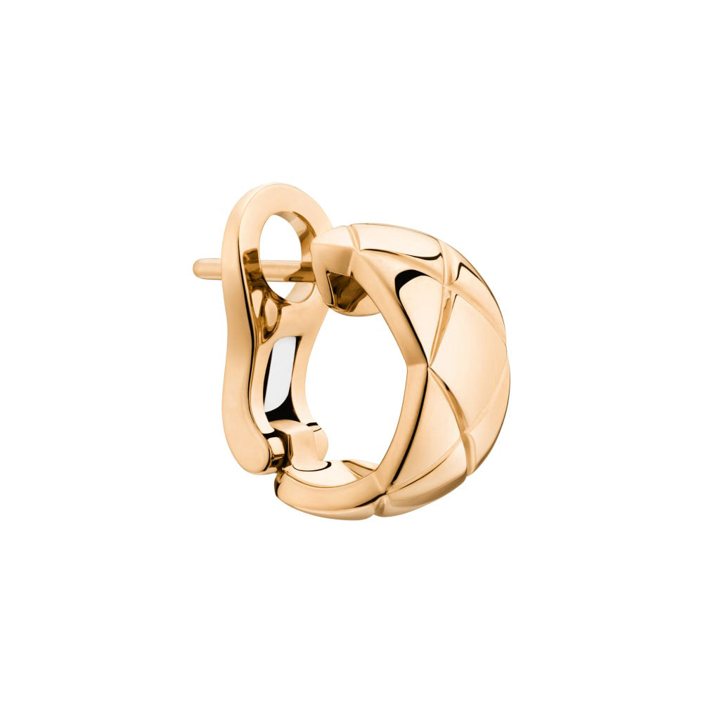 XNE-J11754 fork ear polished gold model (rose gold steel version)