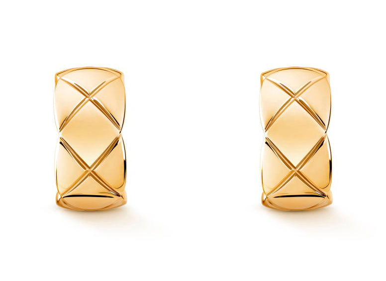 XNE-J11754 fork ear polished gold model (rose gold steel version)