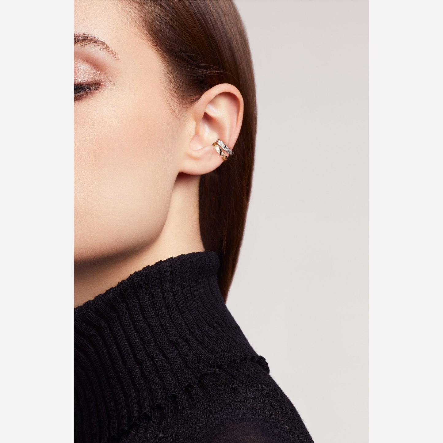 XNE-J11656 narrow version of forked round earrings (guest version)