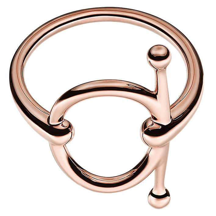 AiHshi-H215602B light gold round pull ring 56#