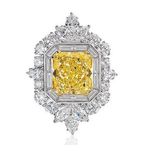 GLF-4477507梯方围石戒指吊坠两用