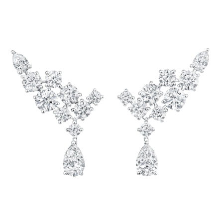 HW-EADPPSDRSPC diamond stud earrings