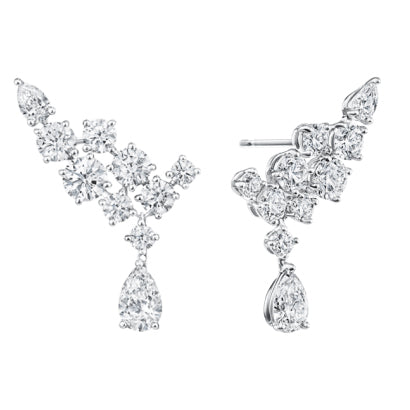 HW-EADPPSDRSPC diamond stud earrings