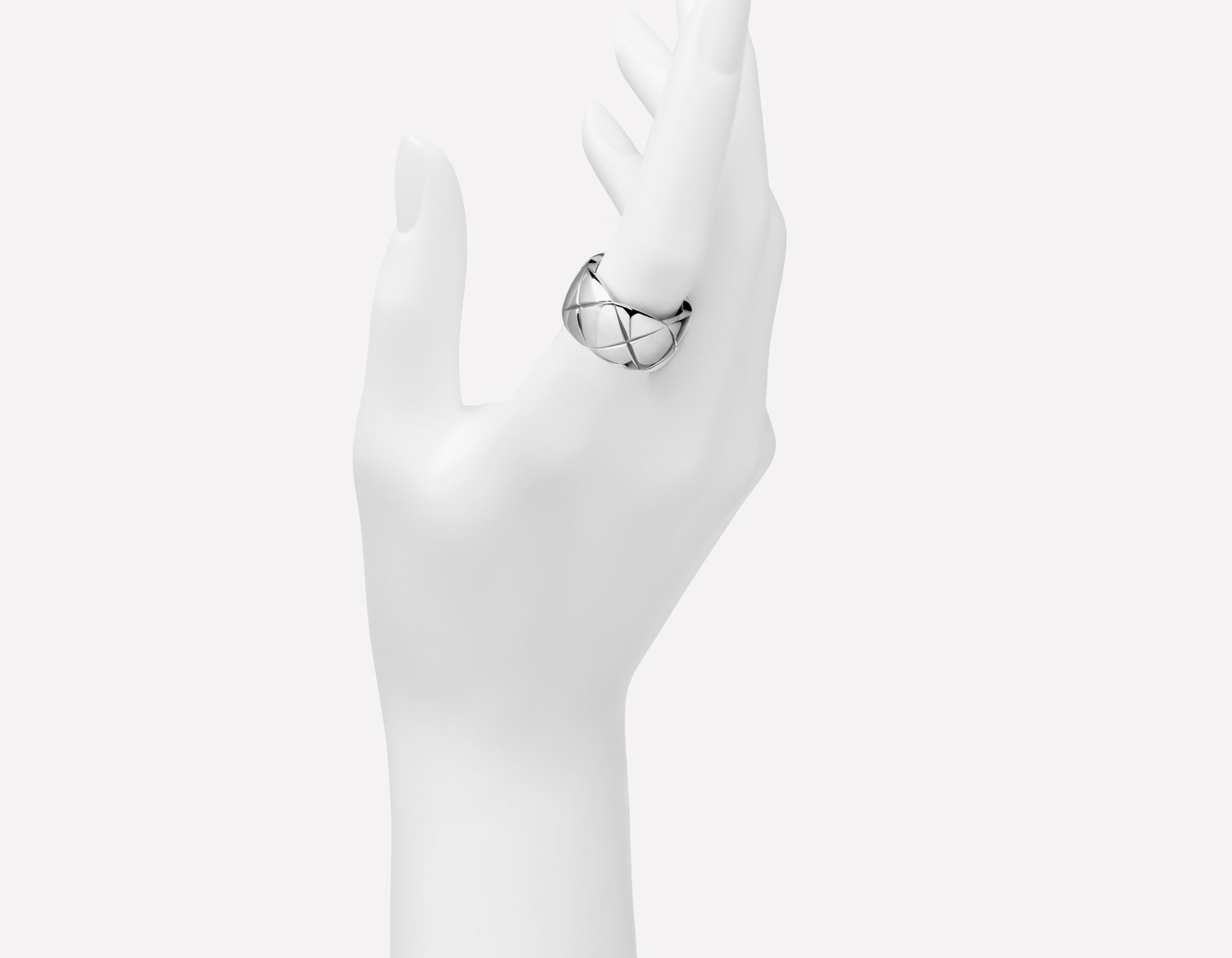 XNE-J10818 11mm wide version of light gold fork ring customer version