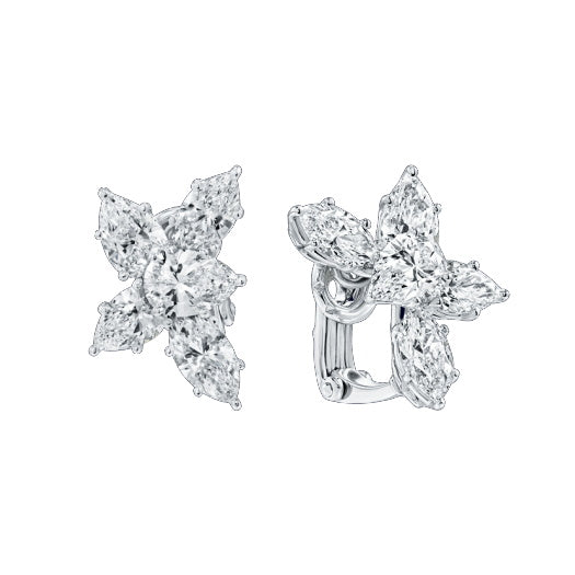 HW-EADPCL080WC medium water drop horse eye earrings