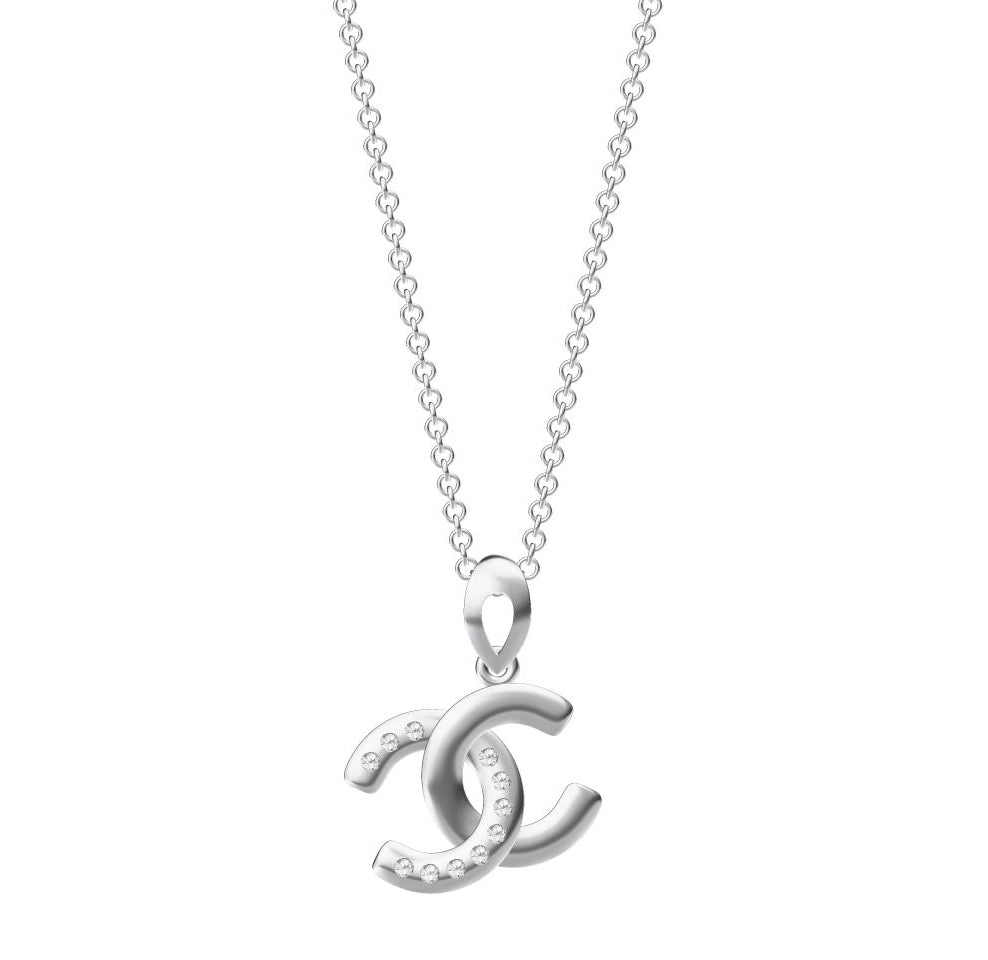 XNE-CNCP039 Double C Pendant