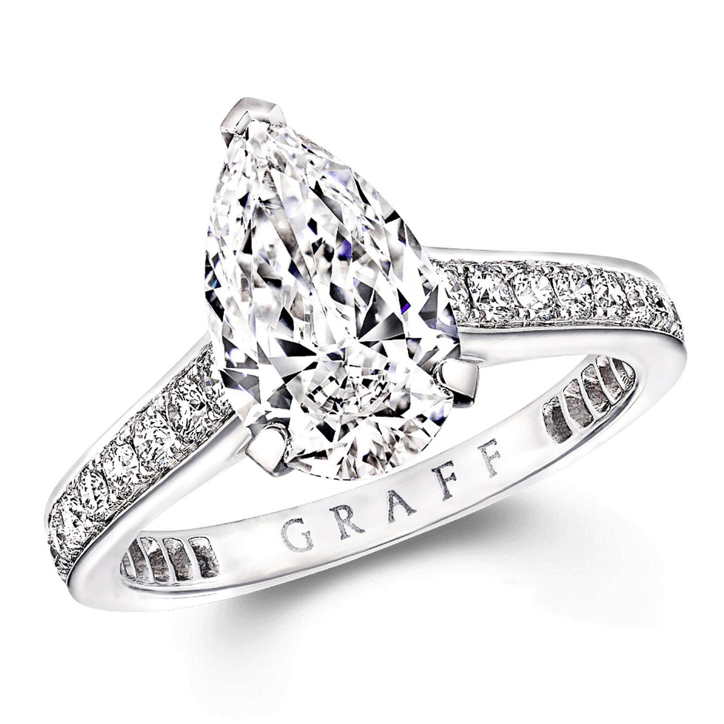 GLF-4249477 pear-shaped diamond ring