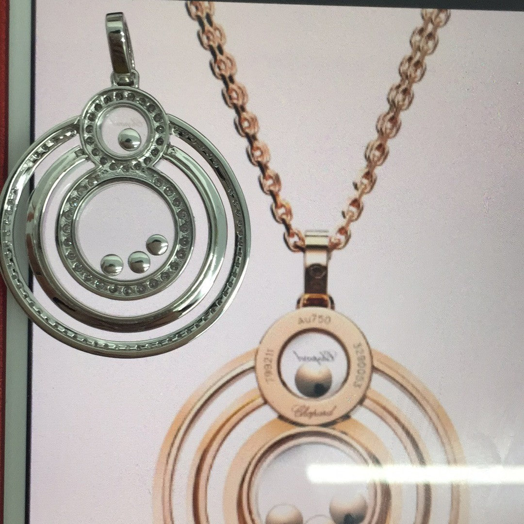XB-799211-1003 half-diamond glass barrel 8-character pendant