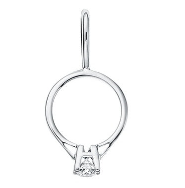 HW-CMDPRD000HWL wedding ring pendant, ring pendant