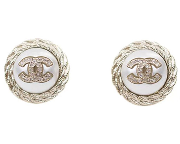 XNE-CN528896 Double C twisted rope spiral earrings