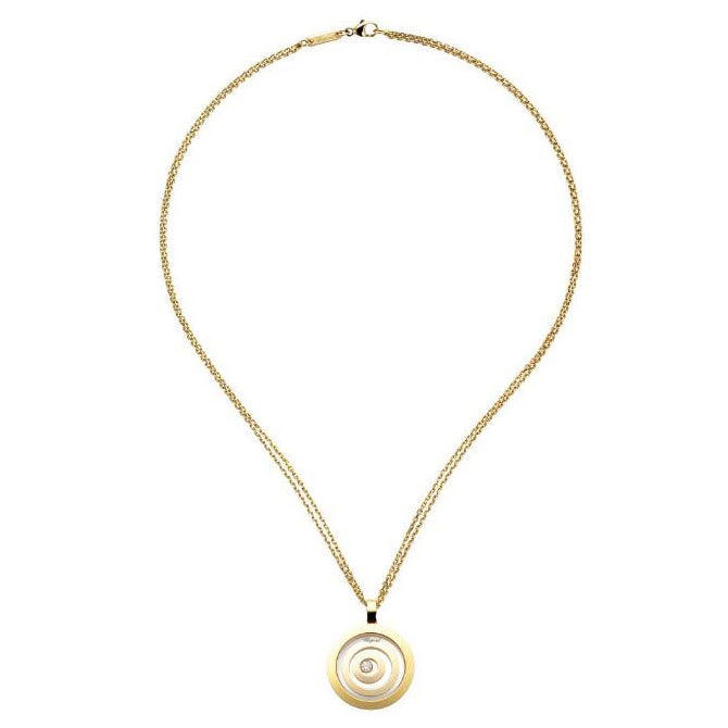 XB-795431-9001 light gold ring middle ring three ring single barrel pendant