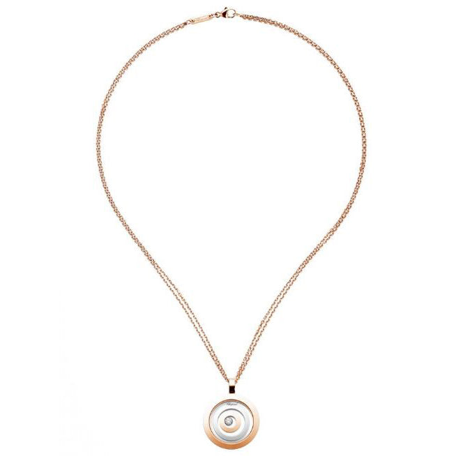 XB-795431-9001 light gold ring middle ring three ring single barrel pendant