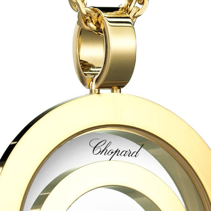 XB-795431-9001 light gold ring middle ring three ring single barrel pendant