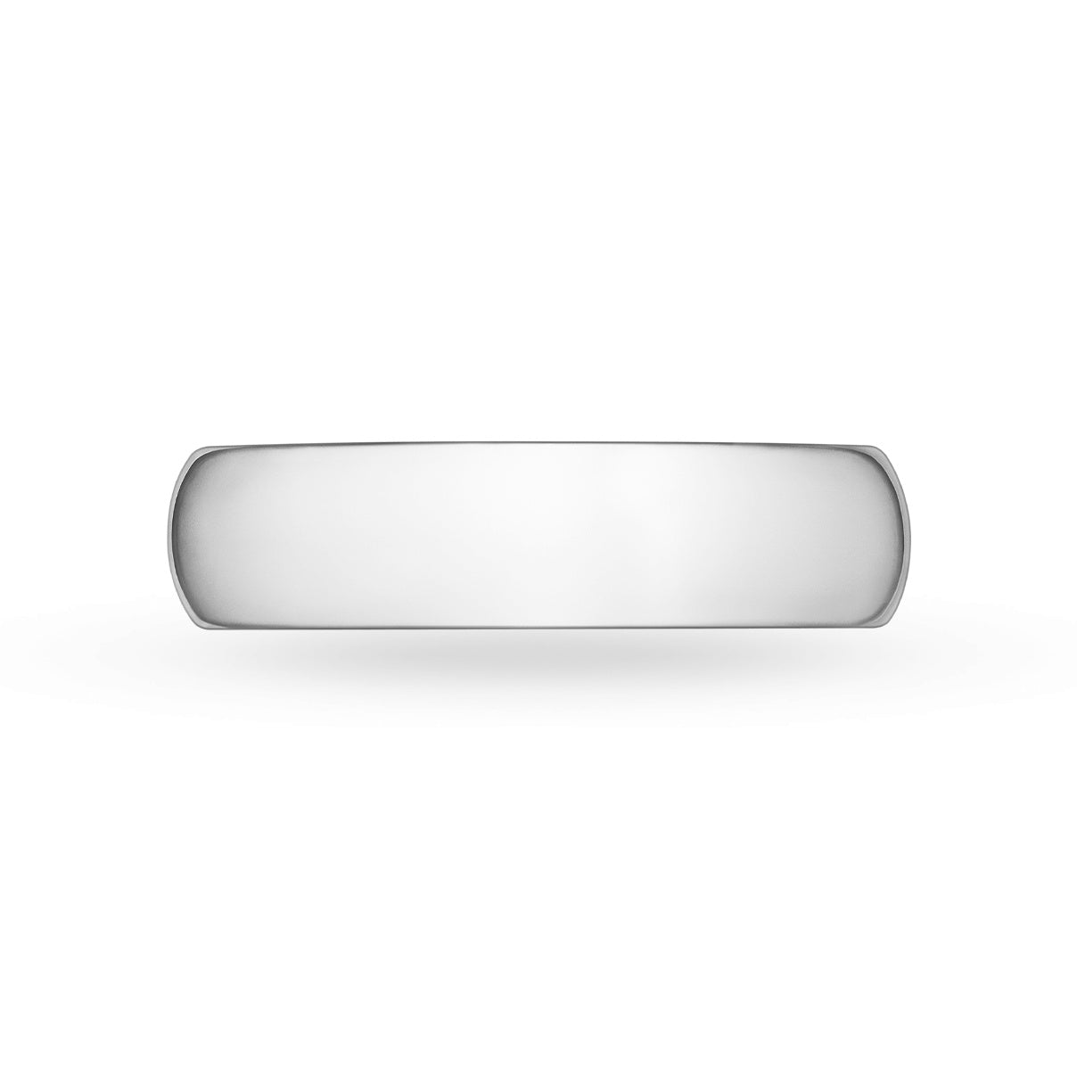 HW-WBBNSPPL4BP 5mm wide plain gold ring