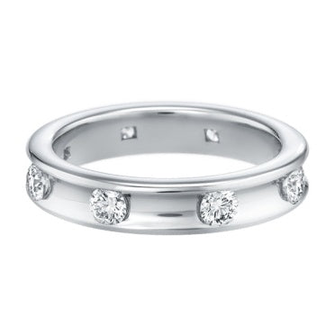 HW-WBD564725-Voilà diamond line ring, forced bar ring