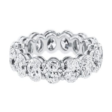 HW-WBDPOVS25SP25 all-over claw-set egg-shaped bar ring