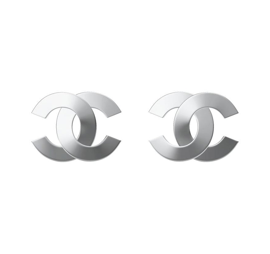 XNE-CNCEGF003 10.8mm light gold double C stud earrings
