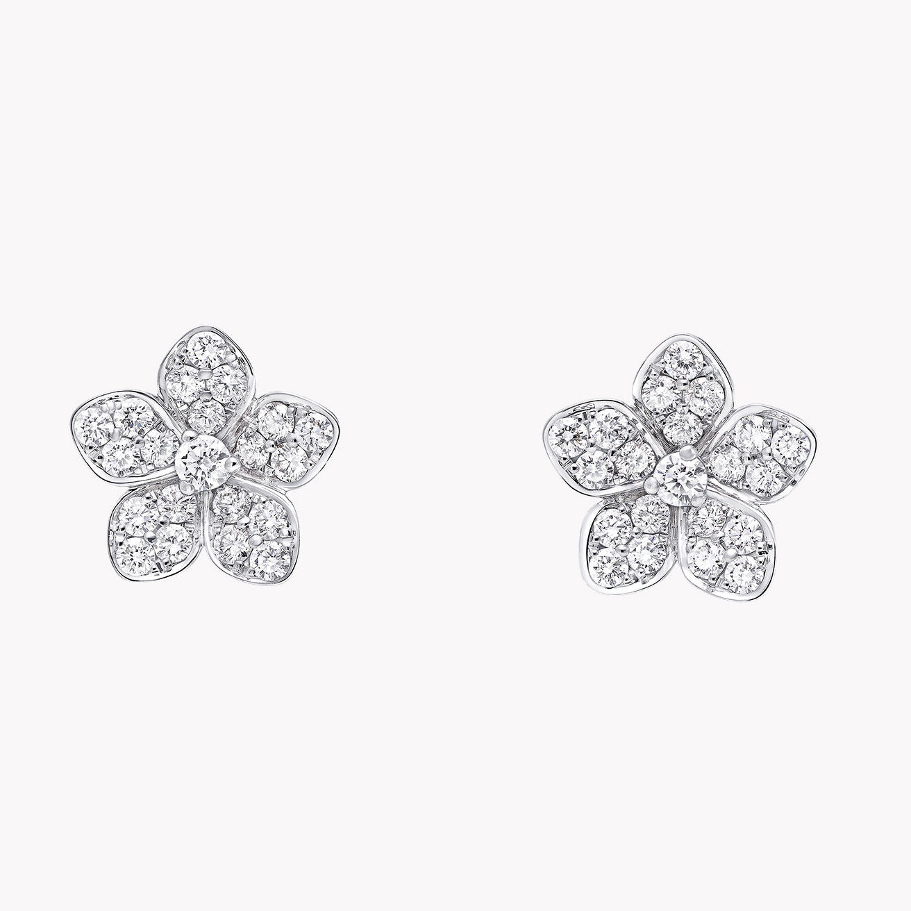 GLF-RGE1666 five-leaf flower earrings
