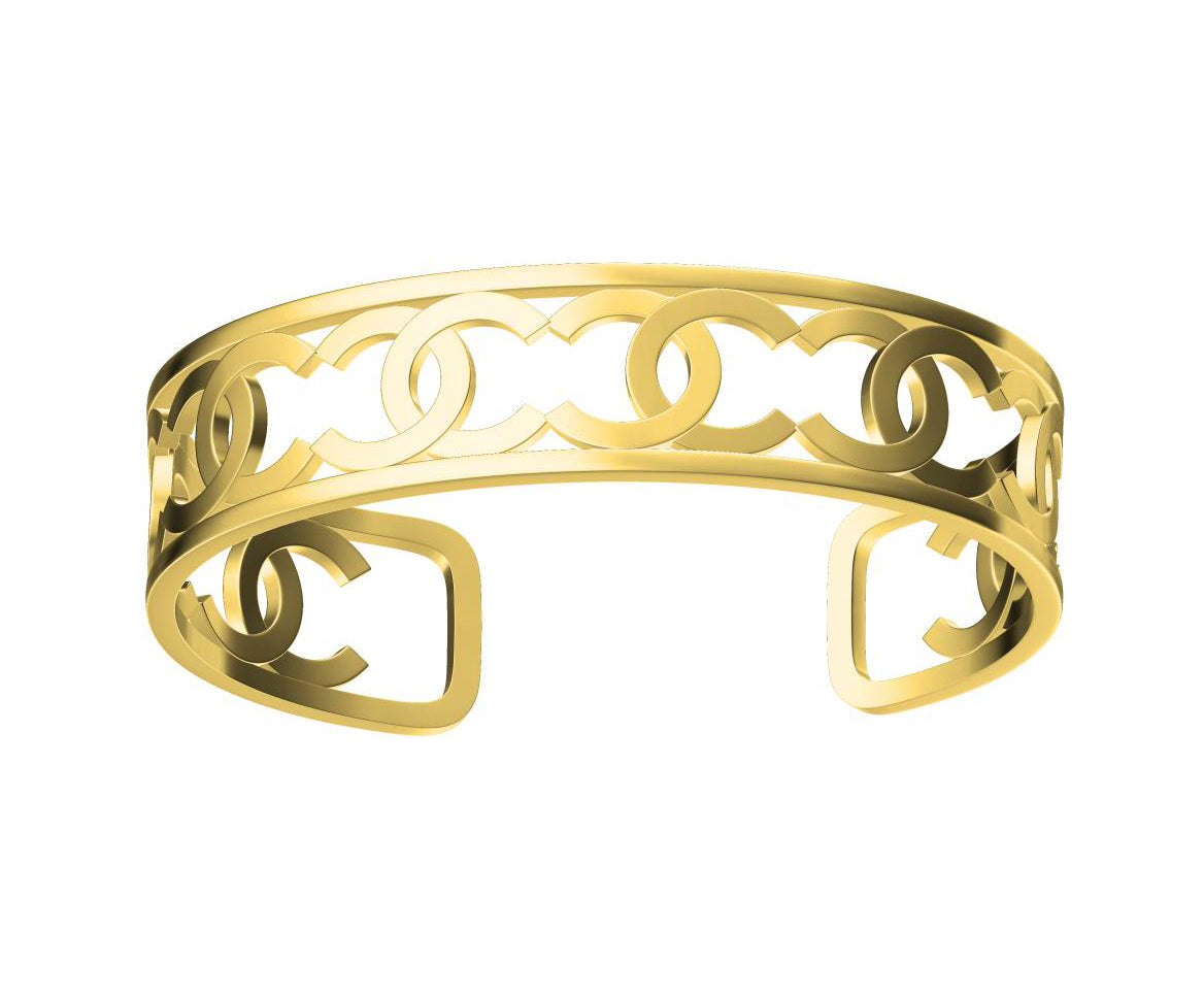 XNE-CN451194 Open Full Circle Double C Bracelet