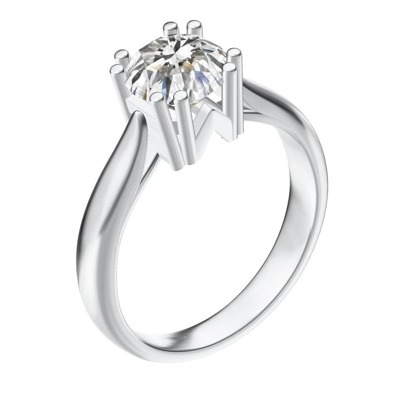 HW-RGD8283979 four pairs of claw letters HW ring