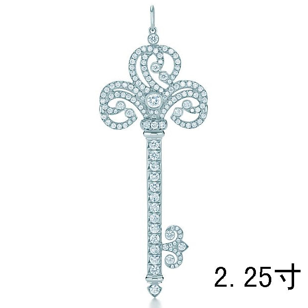 TIF60010975 full diamond firework key pendant 2.25 inches