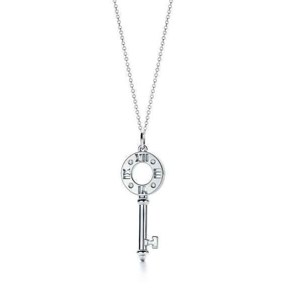 TIF35252983 Four diamond Roman numeral key pendant guest version